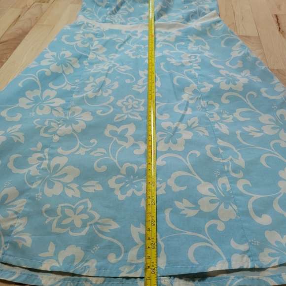 Strapless blue summer dress - Picture 6 of 8